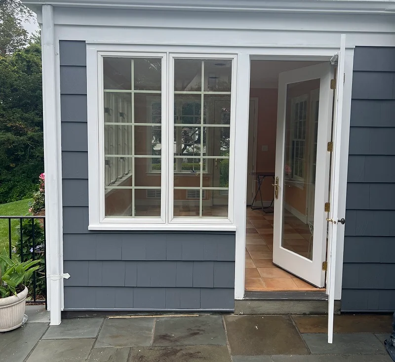 Porch casement window replacement Bronxville